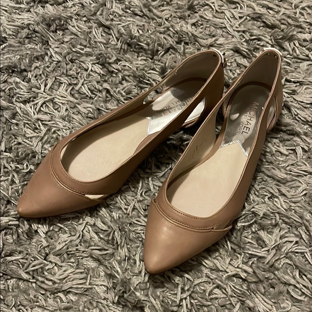 Michael Kors Tan Flats Timeless Elegance